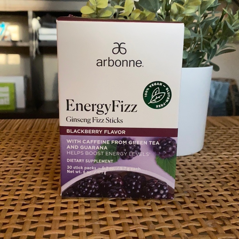 Brand New Arbonne BlackBerry Fizz (30 packets)